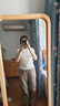 EP雅瑩女裝 新中式修身壓褶套頭短袖上衣 夏季商場同款5505A 白色 L 曬單實拍圖