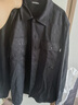 太平鳥男裝羽絨服【跨晚明星同款】襯衫式冬季潮流外套保暖 黑色1 2XL  曬單實(shí)拍圖