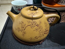 璽翰雅（ROYHOYE）宜興紫砂壺國(guó)工吳小衛(wèi)純手工泡茶壺300cc陳腐黃金段刻繪茶具單壺 香遠(yuǎn)益清紫砂壺 300ml 曬單實(shí)拍圖