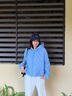 波司登（BOSIDENG）2025新款輕薄羽絨服女短款90絨連帽菱格保暖防風(fēng)外套B250135316 風(fēng)鈴淡藍5A05 XS 155/80A 體重約110以?xún)?曬單實(shí)拍圖