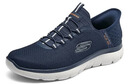 斯凱奇（Skechers）閃穿鞋男鞋夏季健步鞋軟底一腳蹬透氣休閑運(yùn)動(dòng)鞋232457 曬單實(shí)拍圖