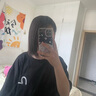 安初夏夏季重磅純棉設(shè)計(jì)感短袖t恤男女生大M海鷗ins學(xué)院風(fēng)情侶衣服男裝 M字母印花短袖【黑色】 XL 碼【105-120斤】 曬單實(shí)拍圖