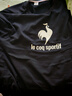 樂卡克（Le coq sportif）法國公雞男女春運動休閑大logo短袖T恤 炫黑色 2XL 曬單實拍圖