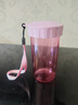 特百惠（Tupperware）水杯塑料杯300ml雅致塑料兒童水杯子 蜜桃粉 300ml 曬單實(shí)拍圖