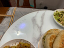 帕德弗（PADEFU）暖菜板電磁爐2500W飯菜保溫暖酒多功能自動(dòng)旋恒溫飯店轉(zhuǎn)盤68cm白色火鍋款語(yǔ)音控制可放6-8盤 曬單實(shí)拍圖