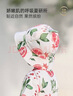 babylove嬰兒帽子夏季竹棉山茶紗布外出遮陽帽男女寶寶漁夫帽清新可愛 曬單實拍圖