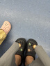 樂拖沙灘熊 涼拖鞋女夏季室外穿厚底卡通居家女士洞洞鞋 黑色39-40 曬單實拍圖