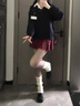 良人訪黑透膚光腿神器春秋冬款裸感假透肉絲襪女空姐灰加厚絨打底連褲襪 黑透膚 1條裝 L (建議體重90-120斤) 曬單實拍圖
