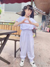 班尼路童裝兒童速干褲女童夏季褲子薄款2025新款長(zhǎng)褲女孩運(yùn)動(dòng)褲防蚊褲 紫/彩虹夏日X 110 【推薦28-36斤】 曬單實(shí)拍圖
