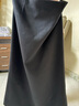 三只小山羊2024早秋新品【遇見 】100純羊絨女士半身裙 黑色 XL 曬單實(shí)拍圖