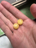 藏鴻閣 俄料白花蜜蠟圓珠單珠散珠雞油黃金剛猴頭星月手串搭配珠diy配飾 蜜蠟滿(mǎn)蠟圓珠 /約14mm【附證書(shū)】 曬單實(shí)拍圖