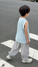 左西童裝男童防蚊褲兒童褲子夏季薄款速干短褲夏裝2025新款運(yùn)動(dòng)褲 灰色 【80%媽媽選擇】 130 碼 建議身高130cm左右 曬單實(shí)拍圖