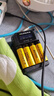 德力普（Delipow）5號(hào)/7號(hào)充電電池大容量3300毫安充電器套裝五號(hào)7號(hào)通用KTV話筒/麥克風(fēng)/相機(jī)/游戲手柄/鍵鼠/玩具等 4槽液晶充電器+8節(jié)5號(hào)3300毫安 曬單實(shí)拍圖