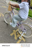優(yōu)詩(shī)諾兒童自行車2-3-4-5-6-7-8-10歲寶寶男孩女孩公主款單車女童腳踏車 蓮霧紫【米胎】+加寬靜音輪+95裝 22寸適合身高（135-165）CM 曬單實(shí)拍圖