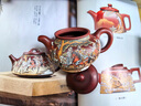璽翰雅（ROYHOYE）泥繪大師張小嶺宜興紫砂壺茶具小單壺純手工功夫茶具家用泡茶壺 義薄云天壺 張小嶺作品 曬單實(shí)拍圖