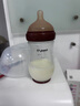 世喜新生兒防脹氣奶瓶2-3個(gè)月玻璃嬰兒仿母乳奶嘴240ml奶嘴孔隨機(jī)發(fā) 曬單實(shí)拍圖