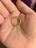 中國黃金（CHINA GOLD）黃金戒指女款足金玫瑰花戒指純金生日七夕情人節(jié)禮物送女友老婆 14#足金玫瑰花戒指約0.6g 曬單實拍圖