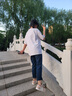 李寧（LI-NING）t恤女士短袖女運動衣服春夏季半袖體恤女裝春休閑跑步健身投籃服 新標準白【棉質】 L (175) 曬單實拍圖