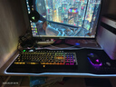 ALIENWARE AURORA外星人無(wú)線(xiàn)充電鼠標墊RGB發(fā)光電競游戲快充電腦筆記本鍵盤(pán)墊大號 新款暗月黑（15W無(wú)線(xiàn)快充） 800*300*4mm 曬單實(shí)拍圖