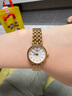 天梭（TISSOT）官旗 瑞士手表小可愛系列時(shí)尚簡約石英女表送女友七夕禮物 白色貝母盤鋼帶T058.009.33.111.00 曬單實(shí)拍圖