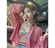 貞喜氣吊帶背心女夏季條紋針織辣妹性感甜美修身外穿打底無袖內(nèi)搭上衣 【彩虹】均碼 曬單實拍圖