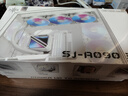 TCOMAS鈦鉭SJ-A090 360白色 一體式CPU水冷散熱器 大冷頭加厚冷排風扇ARGB光效 支持intel/AMD 曬單實拍圖