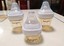 HEGEN海格恩奶瓶新生兒禮盒初乳寶盒防脹氣寬口徑嬰兒0-6個月禮盒送禮 60ml新生兒奶瓶+ 小禮盒（白） 曬單實拍圖