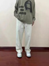日系百搭休閑褲子男春秋季新款男士長褲潮流潮牌寬松直筒闊腿褲子 g32綠色 M 【80-100斤】 曬單實拍圖