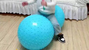 邁飛特兒童感統(tǒng)訓(xùn)練花生球嬰兒早教大龍球大號(hào)顆粒瑜伽球?qū)殞毤雍衿胶馇?【感統(tǒng)訓(xùn)練】海天藍(lán) 90CM*45CM 曬單實(shí)拍圖