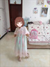 迪士尼寶寶女童連衣裙夏裝2025新款洋氣兒童古風(fēng)裙子夏季童裝女孩漢服公主裙 漸變色漢服 130 曬單實(shí)拍圖