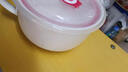 千可陶瓷泡面碗帶蓋便當盒上班族飯盒微波爐專用密封湯碗保鮮碗帶手柄 大吉大利 75000cm 【中號L】【收藏送勺筷 曬單實拍圖