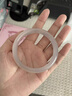 京鑒白月光玉髓手鐲女高冰種瑪瑙玉鐲荔枝凍帶女神節(jié)禮物送女友七夕 正圈 50-51內(nèi)徑 曬單實(shí)拍圖