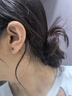 潮宏基 仙夢森系 18K金耳釘玫瑰金彩金耳釘女士耳飾C 幸運(yùn)草單只耳釘 曬單實拍圖