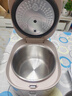 美的（Midea）低糖電飯煲 4L無(wú)涂層電飯鍋家用智能米湯分離瀝米飯煲316L不銹鋼3-8人多功能微壓蒸飯鍋MB-4E62LS 曬單實(shí)拍圖