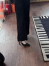 瑜尚臻品法式高跟鞋女不累腳黑色氣質(zhì)包頭涼鞋女2025新款夏季細跟成年禮 黑色(8厘米)-37 曬單實拍圖