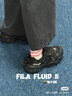 斐樂(lè )（FILA）貓爪5代官方女復古運動(dòng)鞋楊冪同款新款休閑鞋老爹鞋 黑-BK 36.5 曬單實(shí)拍圖