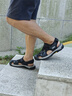 零度涼鞋男2025夏季新款軟底舒適魔術(shù)貼可調(diào)節(jié)拖鞋戶外休閑沙灘鞋 黑色 40 曬單實(shí)拍圖