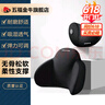 五福金牛車(chē)用辦公家用記憶棉回彈頭枕頸枕腰靠四季車(chē)載腰頸部支撐頭枕汽車(chē) 飛機記憶棉頭枕腰靠 暗夜黑 1套 曬單實(shí)拍圖