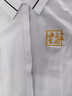 定航酒店工作服男女夏季短袖飯店KTV前臺收銀工裝珠寶店餐飲白色襯衣 白色女款 2XL 曬單實(shí)拍圖