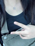 梵哲詩莫比烏斯環(huán)吊墜項鏈女士2025新款生日七夕情人節(jié)禮物送女朋友老婆 【空運次日達】白金色-施菲奧利鋯石 曬單實拍圖