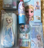 迪士尼（Disney）文具套裝 小學(xué)生書包兒童水杯文具禮盒學(xué)習(xí)用品開學(xué)大禮包女孩生日禮物 艾莎公主一年級(jí)入學(xué)禮包 曬單實(shí)拍圖
