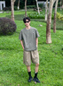 LAZY DAY TREND戶(hù)外山系防曬速干T恤男夏季寬松休閑輕量化涼感工裝短袖 叢林綠 XL 曬單實(shí)拍圖