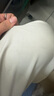 OEMG  冰絲透氣傘兵休閑褲子男夏季新款潮流闊腿美式復(fù)古寬松百搭褲子 灰白色 XL 【建議135-150斤】 曬單實(shí)拍圖