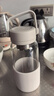 北鼎（Buydeem）泡茶隨手杯 茶水分離家用耐高溫玻璃杯便攜辦公水杯節(jié)日送禮 【燕麥白】暢快飲|茶水分離630ml 曬單實拍圖