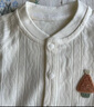 婧麒（JOYNCLEON）嬰兒衣服春秋裝連體衣小月齡純棉寶寶爬服內(nèi)衣新生兒哈衣長(zhǎng)袖 小樹(shù)奶白 66cm 【3-6個(gè)月，體重6.8-8.9kg】 曬單實(shí)拍圖
