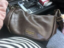 盛喜鳥(niǎo)時(shí)尚通勤單肩包PU軟皮包包女新款春季百搭手提簡(jiǎn)約斜挎包韓版 咖啡色【掛件】 曬單實(shí)拍圖