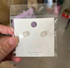 DidiZoo樹脂花朵非金屬s925銀耳針耳釘女2025年新款潮時(shí)尚優(yōu)雅小眾設(shè)計(jì)潮 s925銀針 曬單實(shí)拍圖