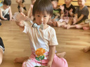 小豬班納女童短袖夏季2025款小女孩純棉洋氣扎染T恤兒童夏裝圓領(lǐng)上衣薄款 曬單實(shí)拍圖