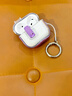優(yōu)思頓airpods4保護套蘋果耳機保護殼套藍牙air4降噪版pro二代鎖扣不掉蓋pod4帶掛繩ipods透明airpod四 【星空銀】晶透軟殼+鎖扣不掉蓋 蘋果Airpods 第4代 曬單實拍圖