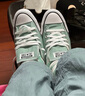 匡威（Converse）官方 All Star春上新男女運動低幫帆布鞋豆沙綠綠色A06567C A06567C 38 曬單實拍圖
